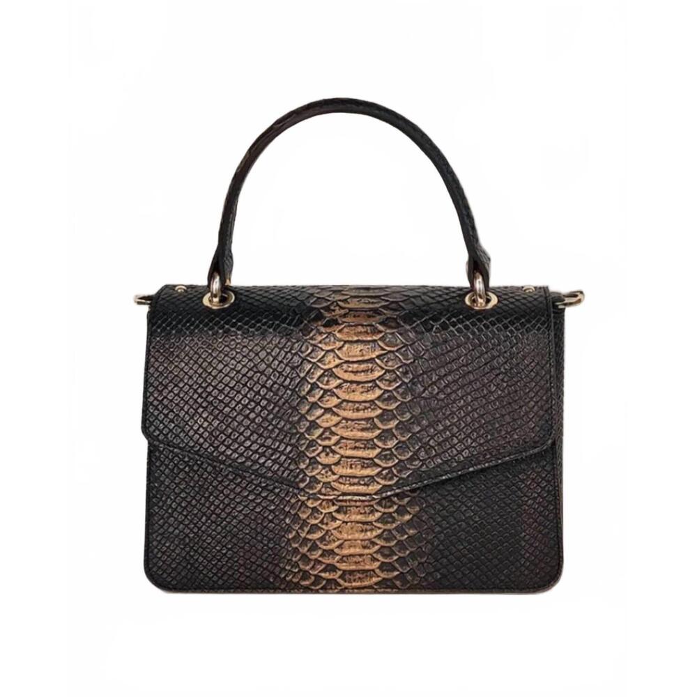 NEW BERGE women's dune handbag in dark brown